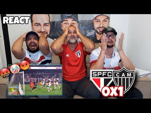 REACT SÃO PAULO 0X1 ATLETICO MG - ZUBELDIA TEIMOSO ESSA ESCALAÇÃO NÃO DÁ