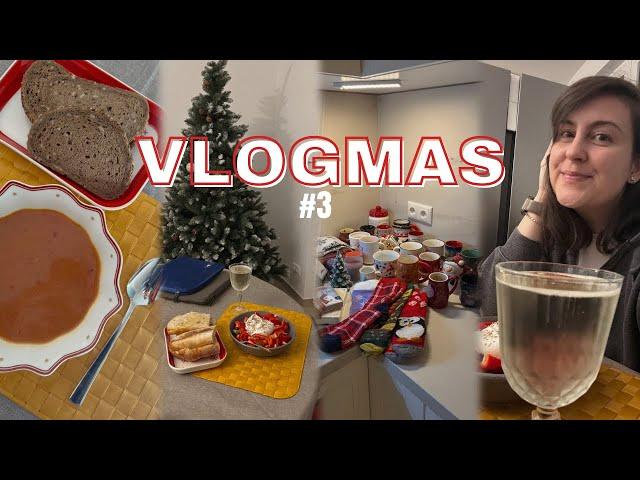 Vlogmas'24 #3 | Evimize yılbaşı ruhunu getirmeye başladık! :) Yılbaşı kupa Koleksiyonum