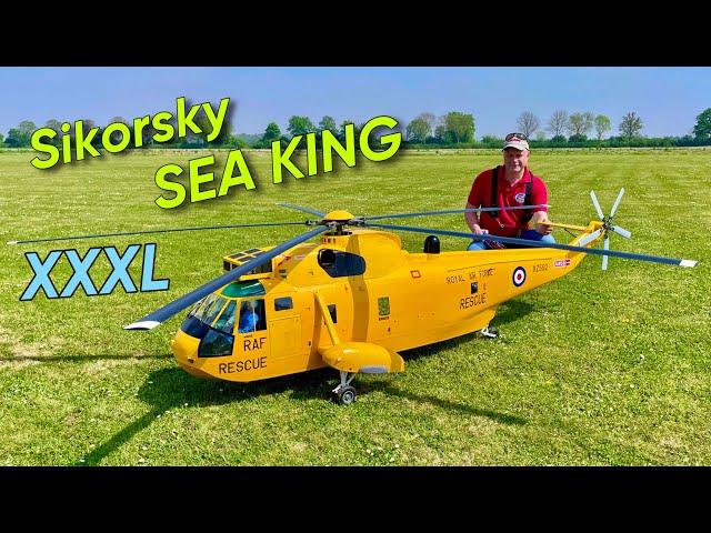 Stunning XXXL Sikorsky SH-3 Seaking Royal Air Force RC Turbine Helicopter Scale 1:6,2