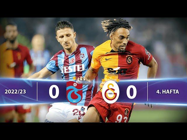 Trabzonspor - Galatasaray (0-0) Highlights/Özet | Spor Toto Süper Lig - 2022/23