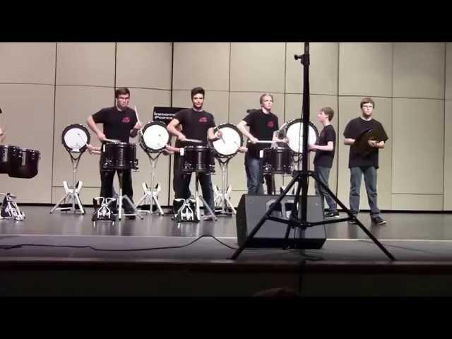 2015 Waterford Kettering Drumline - Bring Me to Life - MSU Day of Percussion