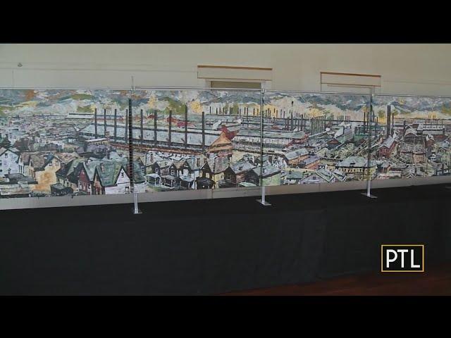 Artist Johno Prascak Unveils Newest Work Of Art At Schoolhouse Arts & History Center