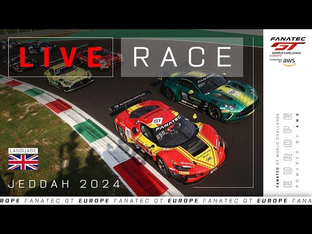 LIVE | Race | 6 Hours of Jeddah | Fanatec GT Europe 2024 (English)