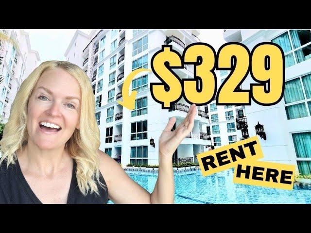 $329 Condo in Jomtien Pattaya Thailand (2024) | Tour 3 Buildings, 5 Units