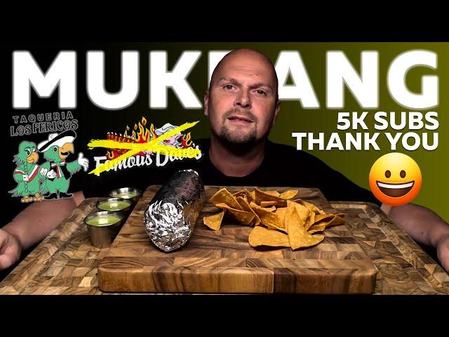 5K Subs | Famous Dave's BBQ Letdown vs Los Pericos Mukbang