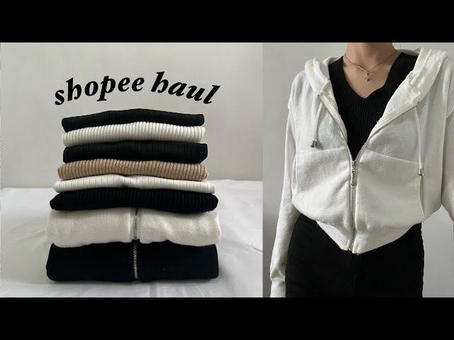 best school outfits affordable SHOPEE try-on haul (dress code approved)