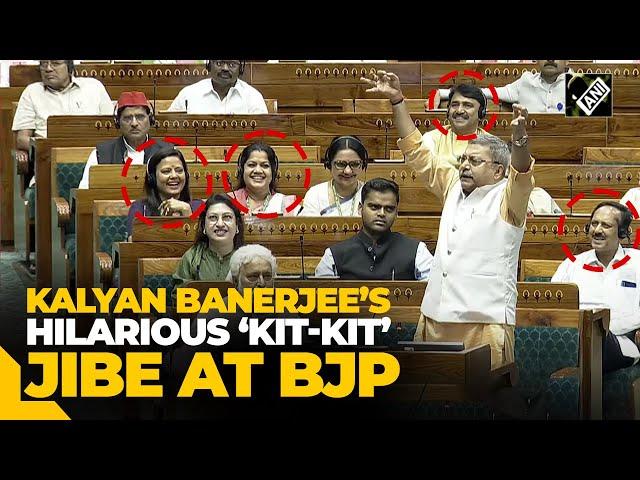 TMC’s Kalyan Banerjee’s hilarious ‘Kit-Kit’ jibe at BJP makes Lok Sabha MPs burst into laughter