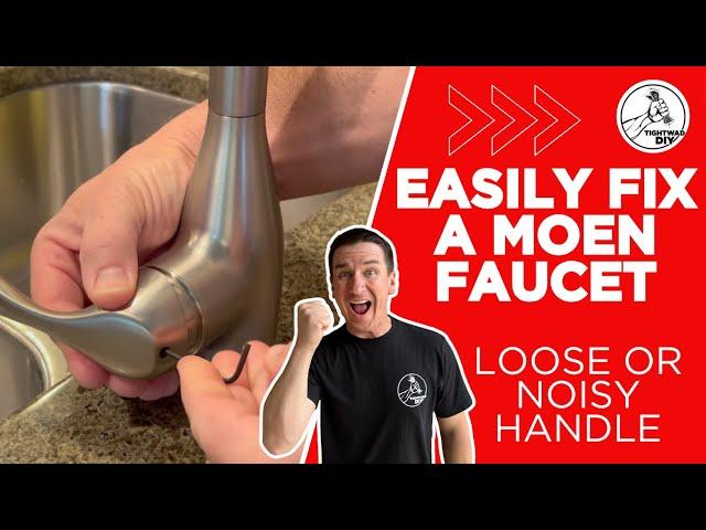 Loose Handle on Moen Kitchen Faucet | Rattle In Moen Faucet Handle | Fix Loose Moen Sink Handle