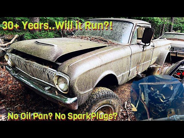 Will it Run?! 4x4 Ford Ranchero FORGOTTEN 30+ Years! Engine in Pieces!