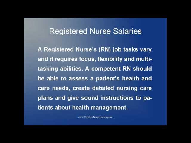 Registered Nurse Salaries