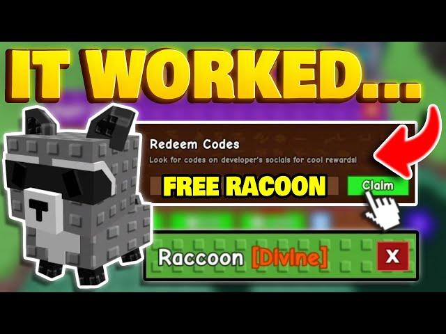 HOW to get RACOON in GROW A GARDEN for FREE (EASY TUTORIAL) Roblox Grow a Garden FREE RACCOON PETS!