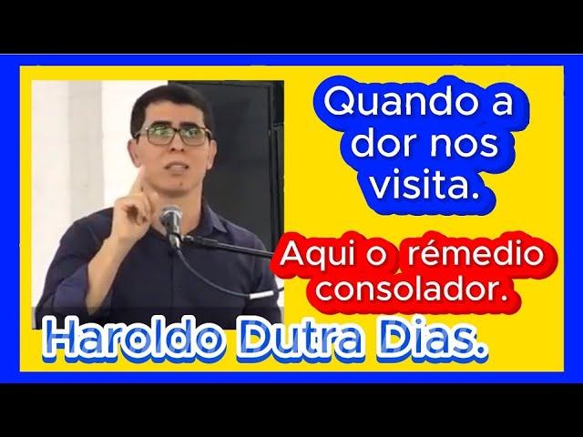  HAROLDO DUTRA DIAS,  QUANDO  A  DOR  NOS  VISITA. #espiritismo  TE  INSCREVA NO CANAL,