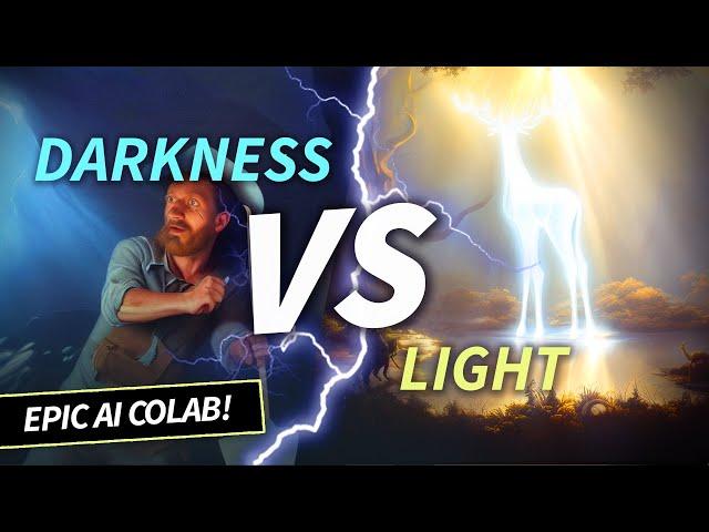 2 AI Artists Create The Same Theme! Darkness Vs Light AI Challenge (Stable Diffusion)