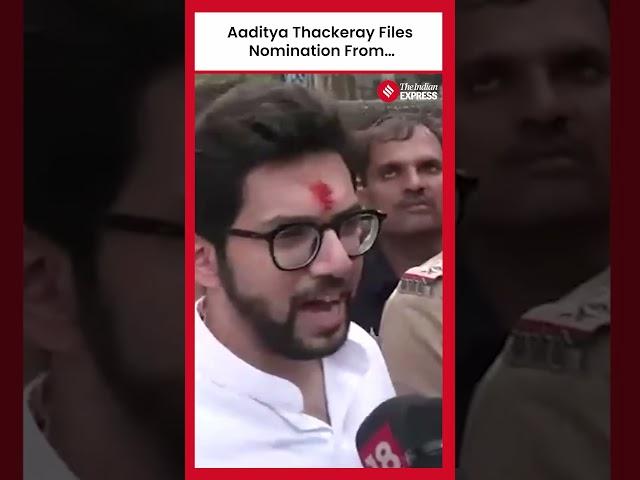 Aaditya Thackeray Files Nomination from Worli, Confident of MVA Victory in Maharashtra