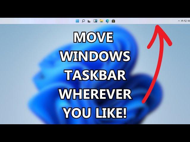 Windows 11 - Move Taskbar to Top, Left & Right Of the Screen | How to Move Taskbar Windows 11 [2023]