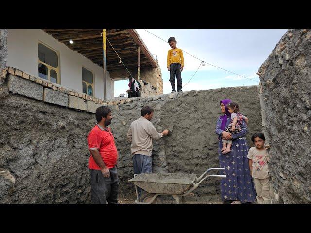 Wheat and local mills.Taking two bags of cement from my brother.Continuation of warehouse cementing