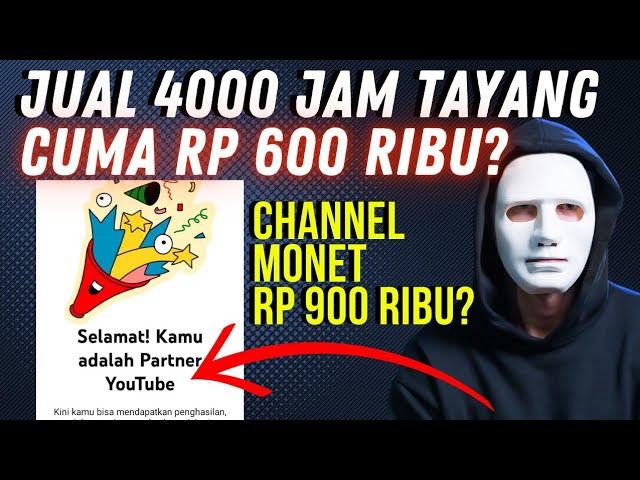 4000 jam Tayang Cuma 600 Ribu‼️ Cara Cepat Monetisasi YouTube