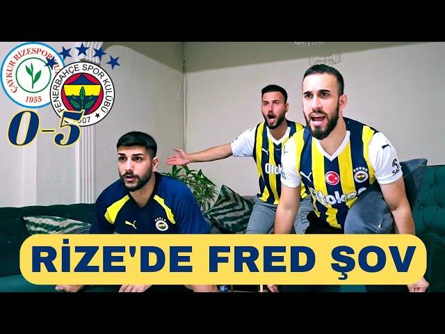 ÇAYKUR RİZESPOR - FENERBAHÇE FANATİK FENERBAHÇELİLER (FRED ŞOV️️️)