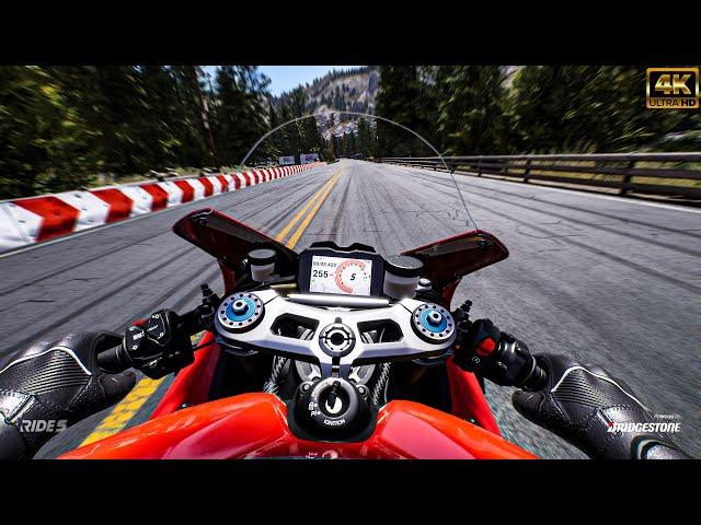 Ducati Panigale V4R Freeroam POV in Nevada Mountains - RIDE 5