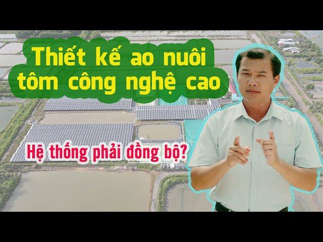 Quy trình thiết kế ao nuôi tôm công nghệ cao