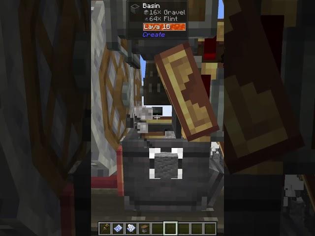I Built a Really Fast ANDESITE ALLOY Farm in the Create Mod! #createmod #minecraft