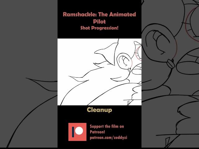 RAMSHACKLE: THE ANIMATED PILOT| Shot Progression #shorts