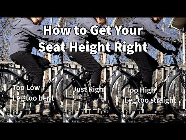 Get Your Seat Height Right