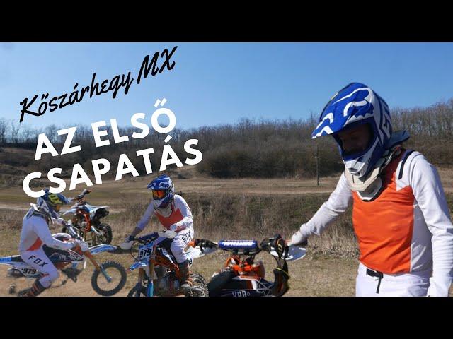 Pitbike mx ️Első pálya motorozás Kőszárhegy #1