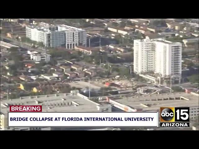 NOW: Florida International University bridge collapses