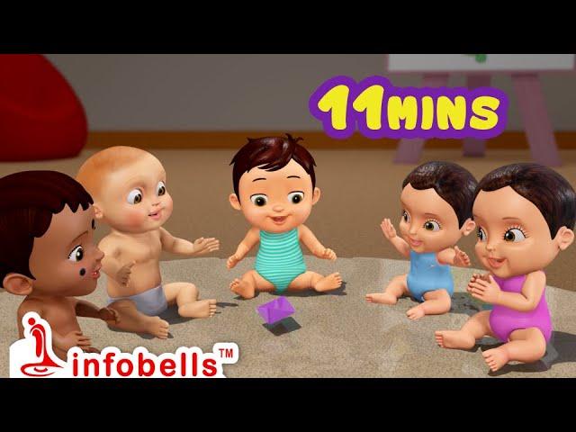 Veri Veri Gummadi Pandu-Baby play | Telugu Rhymes & Kids Songs | Infobells #telugurhymes #babysongs