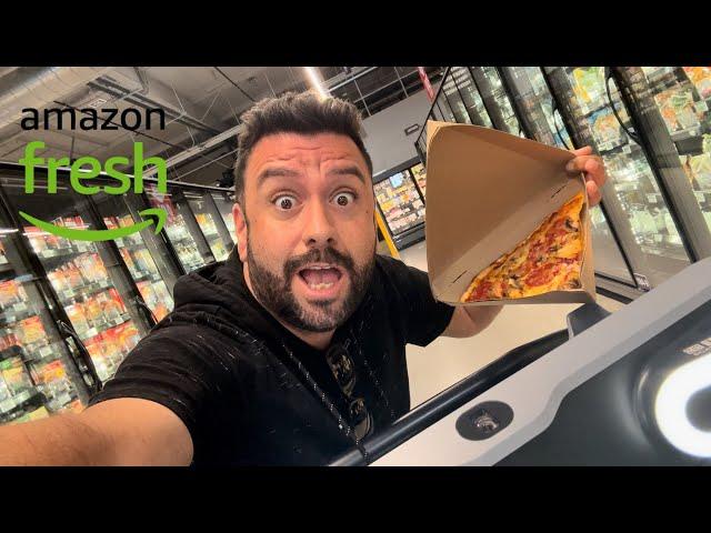 My First Time at Amazon Fresh *Future of Shopping?!*