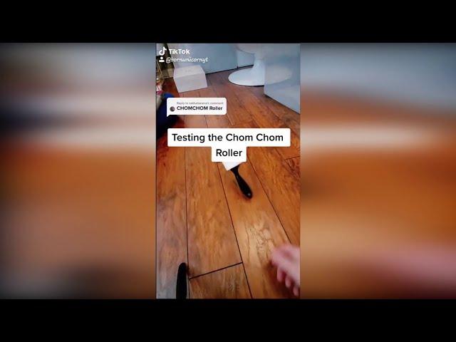 Chomchom Lint Roller Review l Cleaning Pet Hair Environmentally Friendly Amazon Fav #shorts