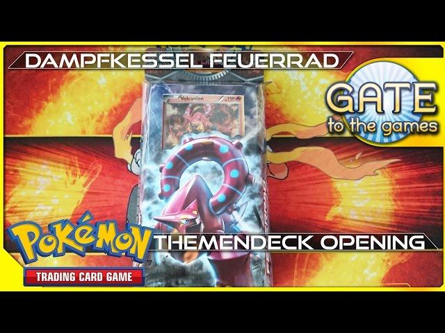 Feuerrad Themendeck mit Volcanion Opening Unboxing | Pokémon | Gate to the Games