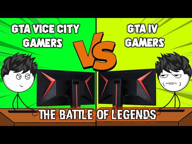 GTA Vice City Gamers VS GTA IV Gamers