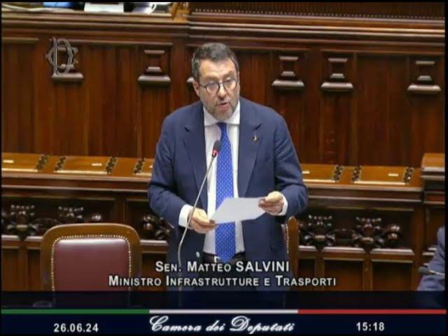 Camera dei Deputati: Salvini al question time