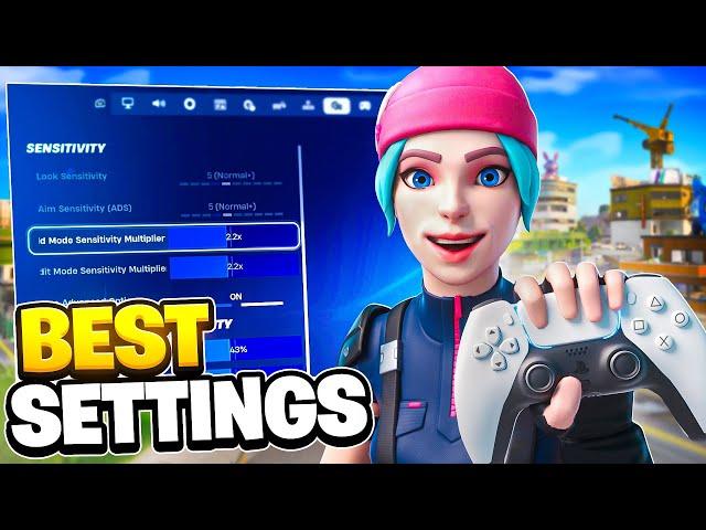 *NEW* Best Controller Settings + Sensitivity For Fortnite Chapter 6! (PS4/PS5/XBOX/PC)