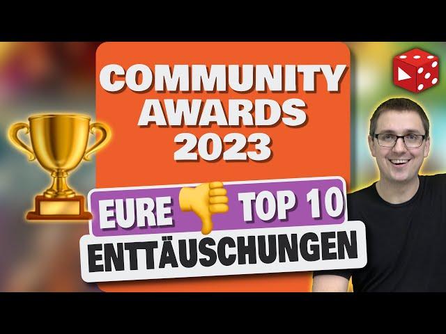 EURE (!!!) 10 größten Flops des Jahres 2023 - Brettspielblog Community Awards 2023