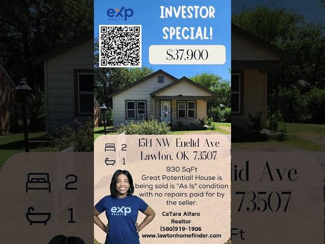 Investor Special in Lawton, OK – 1514 NW Euclid Ave | Priced to Sell!