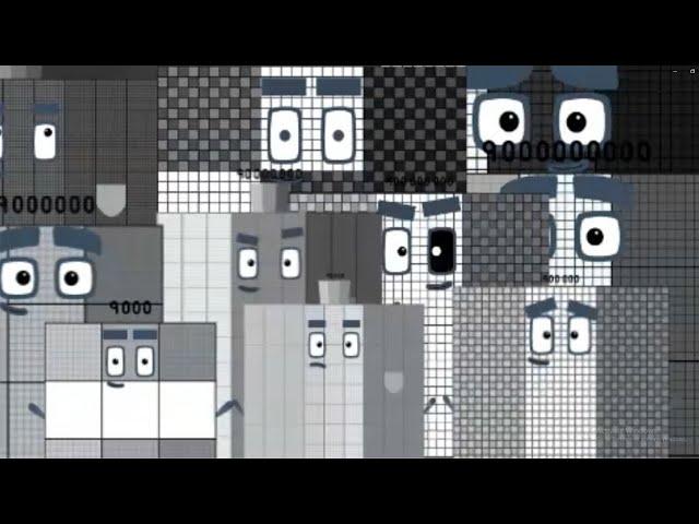 TeamBlocks Band (9000 to 9000000000) But Normal - Numberblocks Musik Video