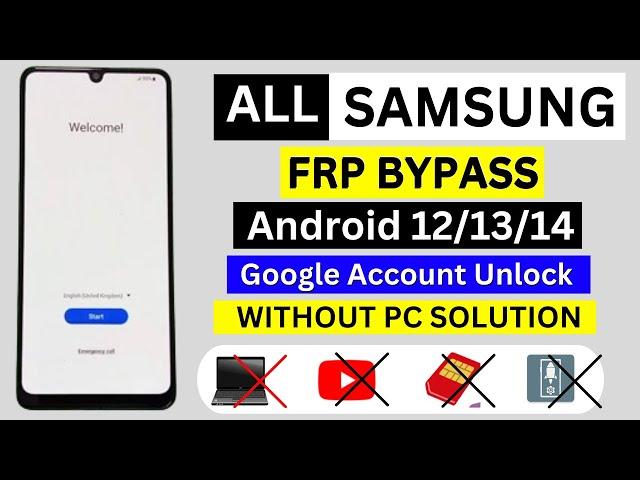 SAMSUNG FRP BYPASS UNLOCK ALL ANDROID VERSION 12/13/14 | NEW ONE CLICK BYPASS TRICK 2025