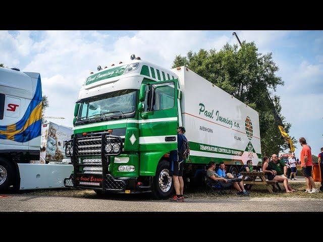 DAF XF105 - Paul Imming - Loud Open Pipe Sound - Nog Harder Lopik 2018