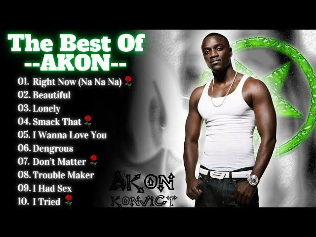 Akon Songs Playlist 2024 | The Best Of Akon | Greatest Hits Full Album 2024 (Lyrics)