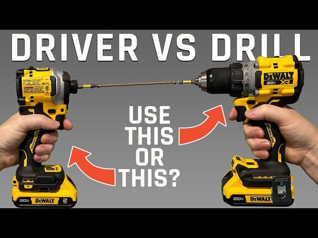 When To Use an Impact Driver VS Drill: The ULTIMATE Guide