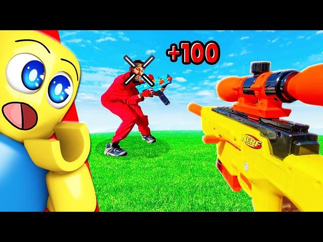 The Most REALISTIC Nerf Battle (Blocky Reacts)