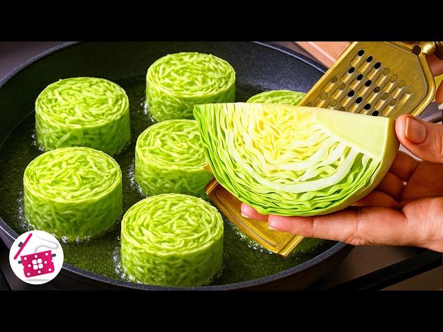 My Husband Thought It Was Meat! The Easiest Dinner with Just Cabbage! Quick meal with what you have
