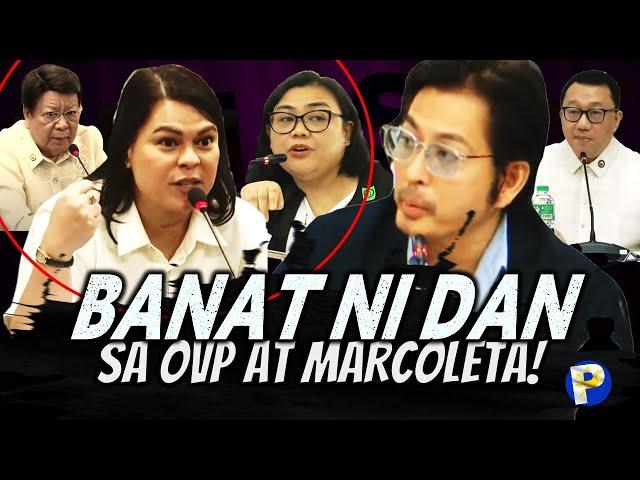 BINIRA ni Dan Fernandez si Marcoleta at VP Sara Duterte sa detalye ng OVP confidential fund