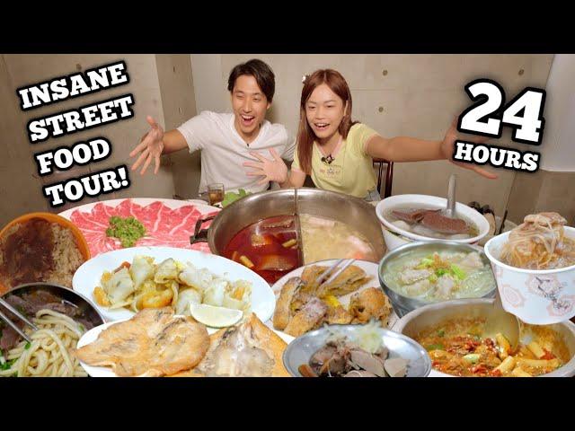 24 HOURS INSANE TAIPEI FOOD TOUR ft @xiaohui_foodie ! | TOP 10 MUST EAT IN TAIPEI TAIWAN!