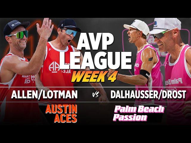 Dalhausser/Drost vs. Allen/Lotman | Palm Beach Passion vs. Austin Aces AVP LEAGUE WEEK 4