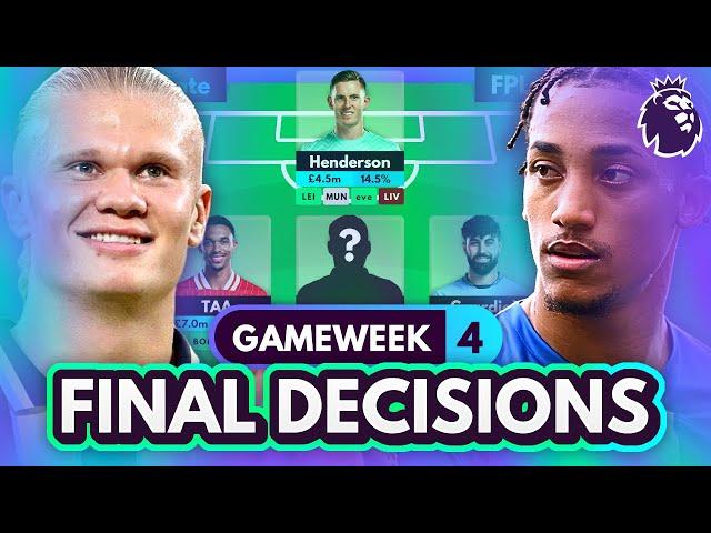 FPL GW4 FINAL DECISIONS!  Haaland & João Pedro News & My Updated Wildcard | Gameweek 4 Roundup