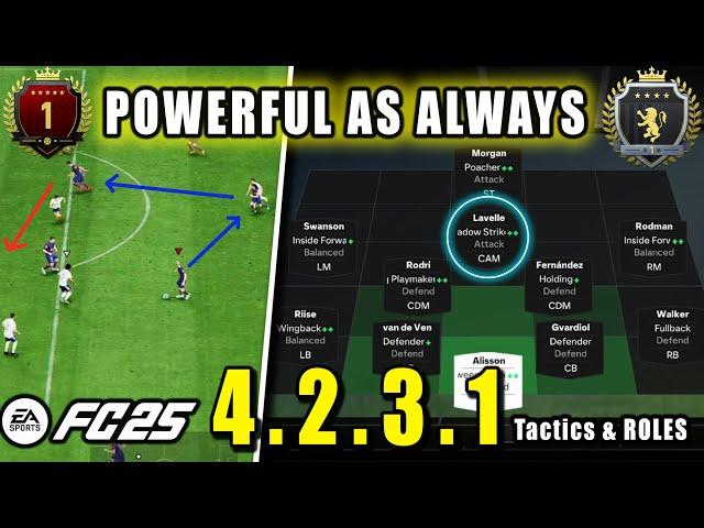 4-2-3-1 THE BEST META Post Patch! 4231 Wide Custom Tactics | EAFC 25